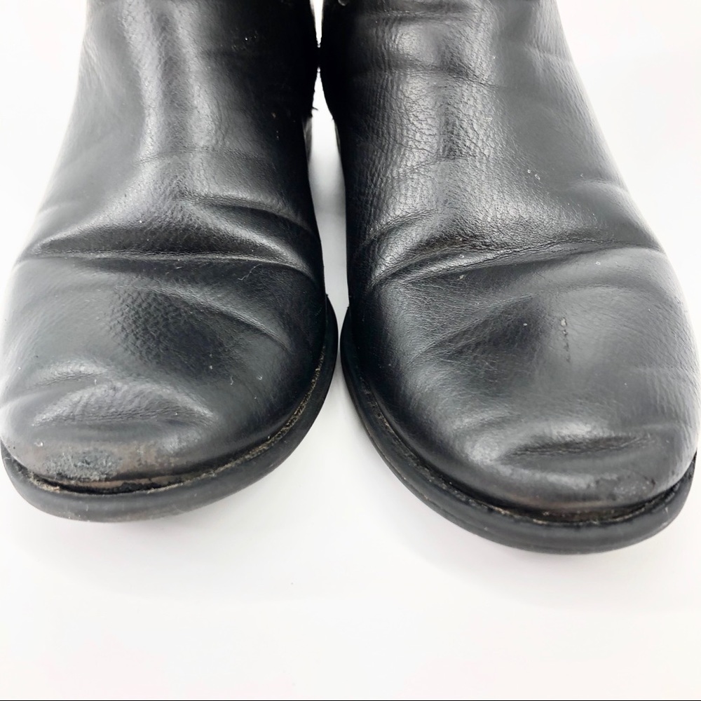 Chaps Gari Women’s/ Girl’s Moto Black Boots Size 5 - Picture 3 of 8